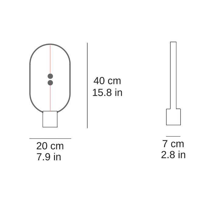 MagnetGlow | Zwevende LED Tafellamp – Modern Design