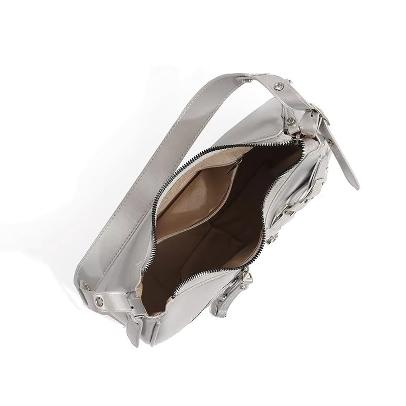 Kaida Buckle Hobo Halve Maan Tas