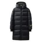 Heren Lange Winter Donsjas Met Donsisolatie Casual