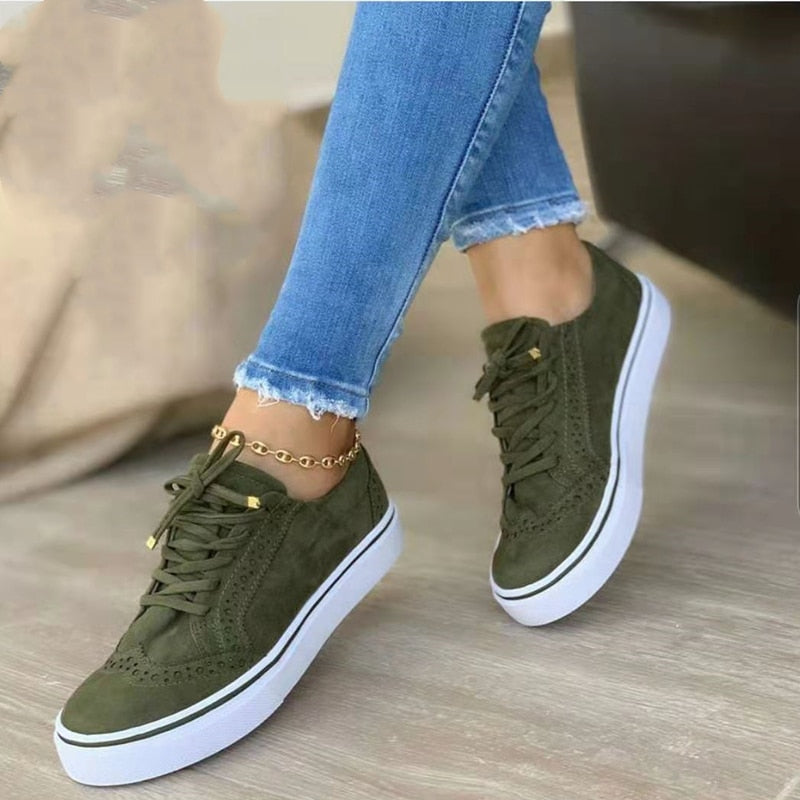 Ava - Orthopedische elegante zwarte sneakerschoenen
