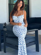 Fiona Bloemenprint Jurk met stretch