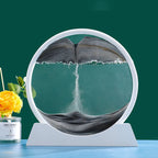 3D Bewegend Zand Kunst Foto Zandloper Drijfzand Ambachtelijk Stromend Zand