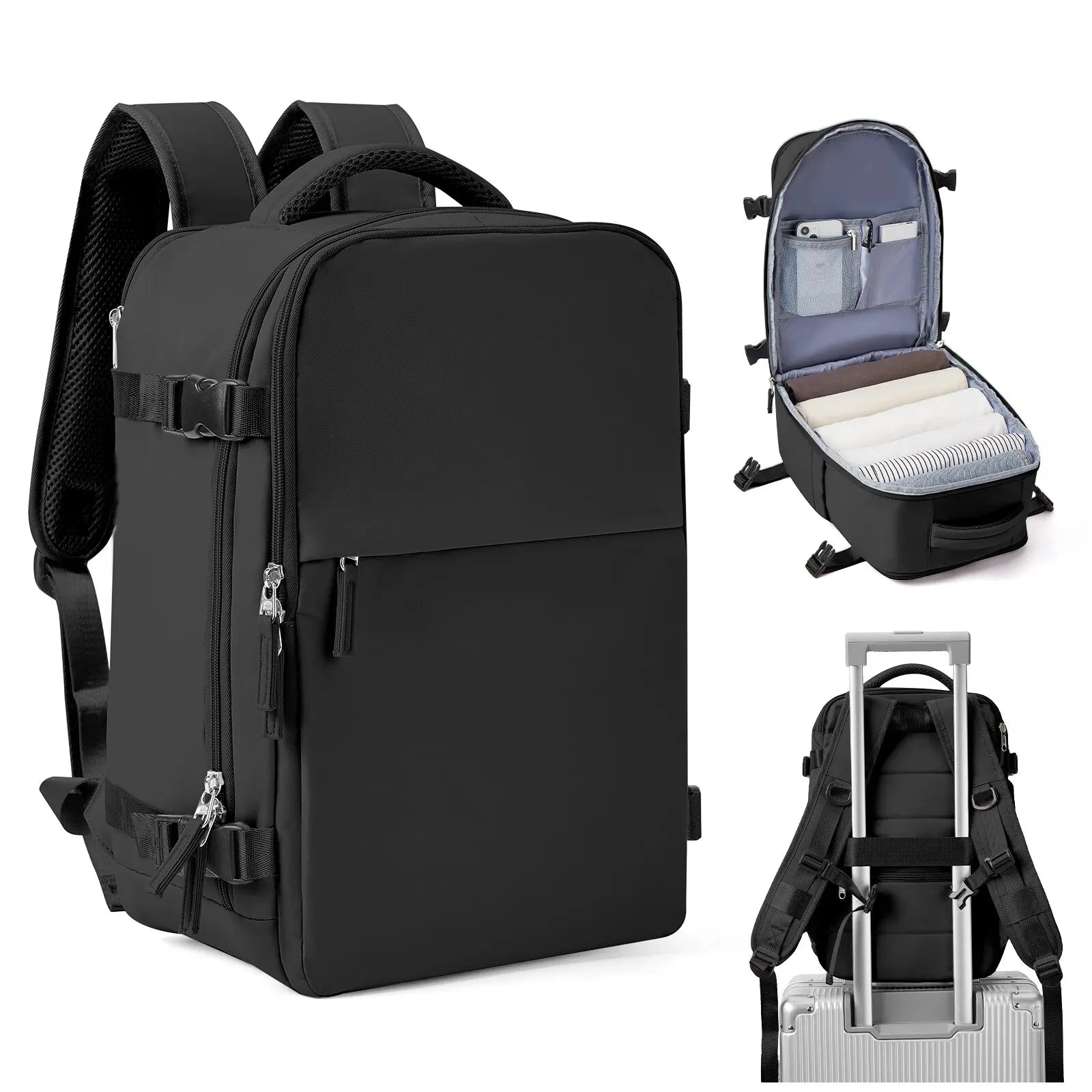 Likros Vliegtuig Tas, Ryanair Cabine Rugzak 40x20x25 Waterdichte Zakenreis Rugzak Handbagage Ryanair