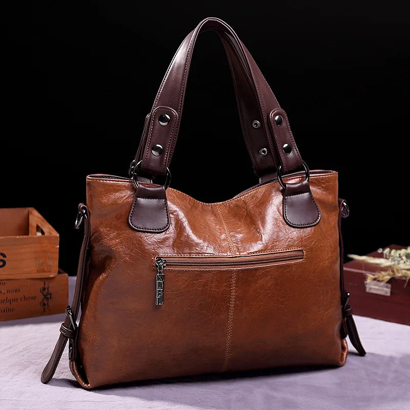 Of | Leren tas