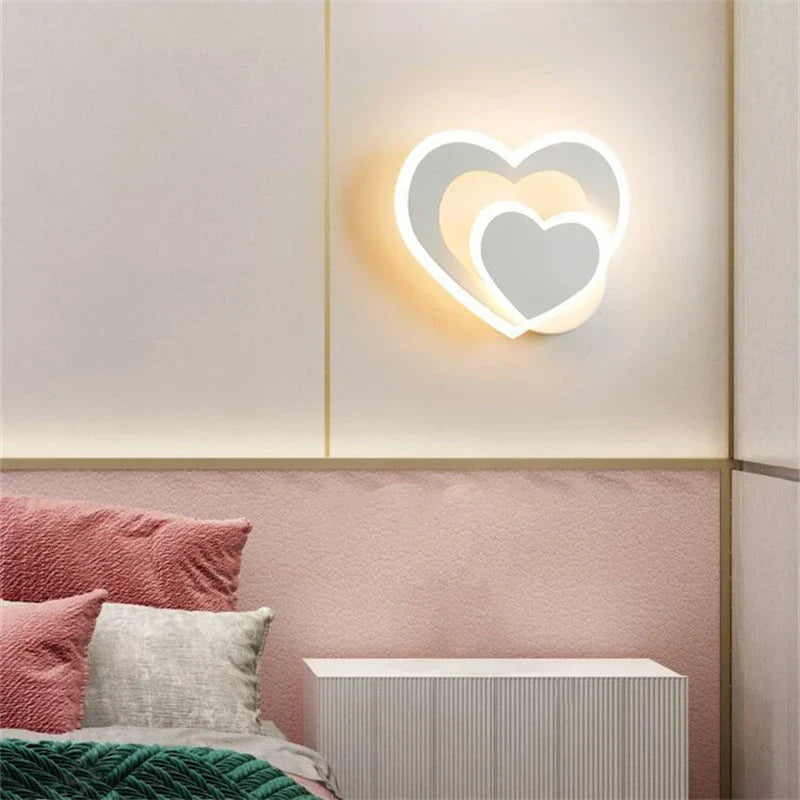 HeartBliss Lamp - Romantisch Hartontwerp voor Slaapkamer en Woonkamer