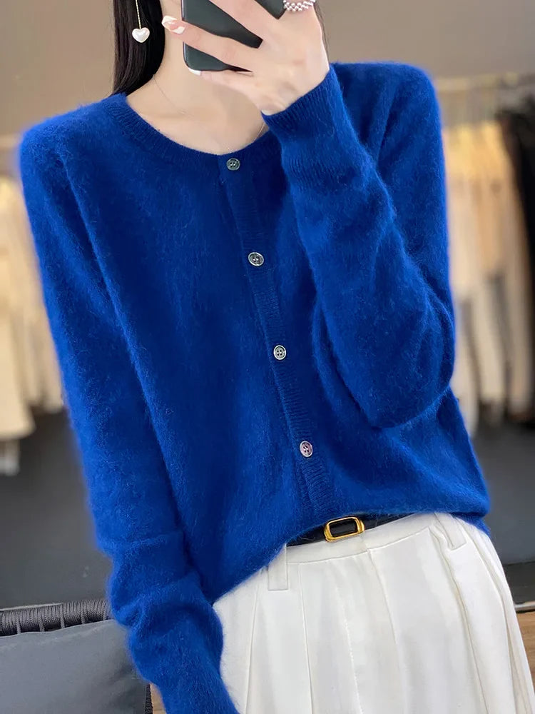 Celine: Trui/Cardigan Super Warm | Pure 100% Kasjmier Trui
