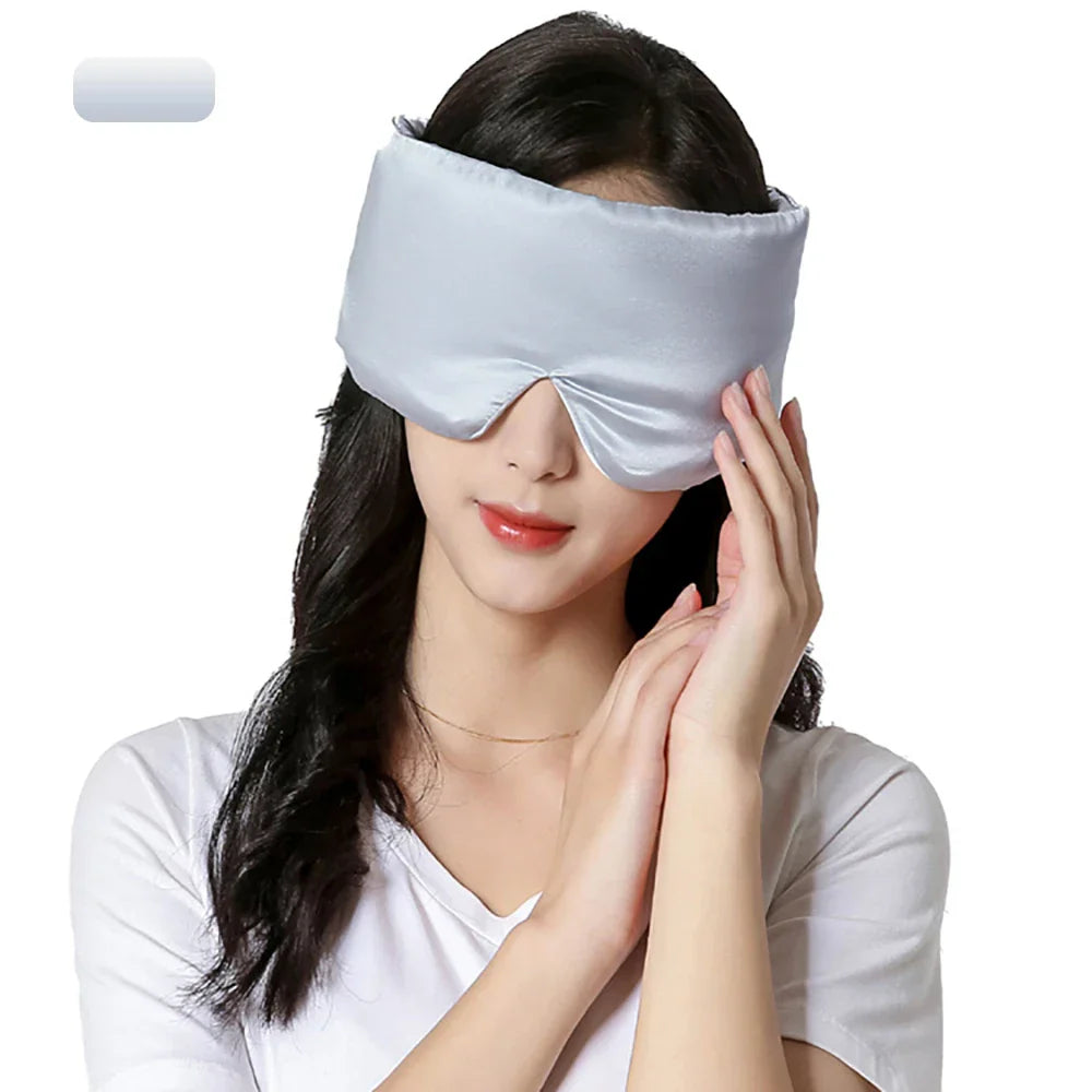 Diepe Slaap Dubbele Laag Zijde Slaapmasker