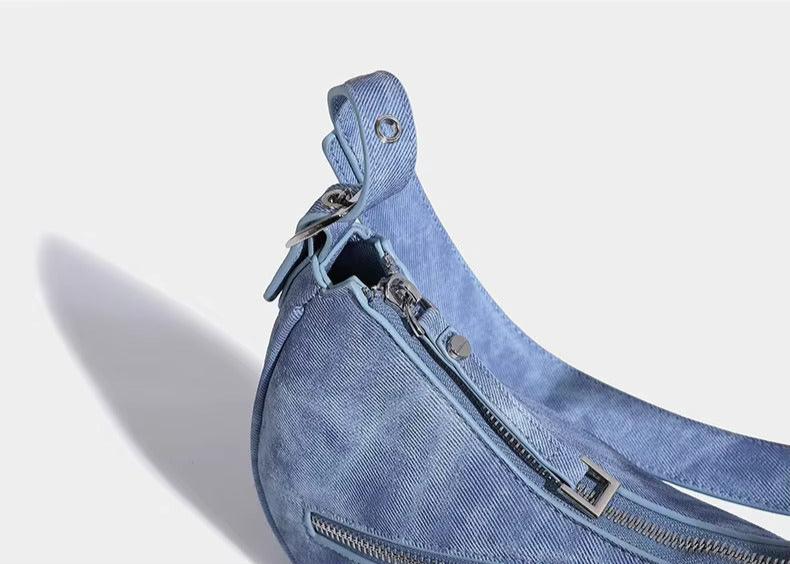 Kaida Buckle Hobo Halve Maan Tas
