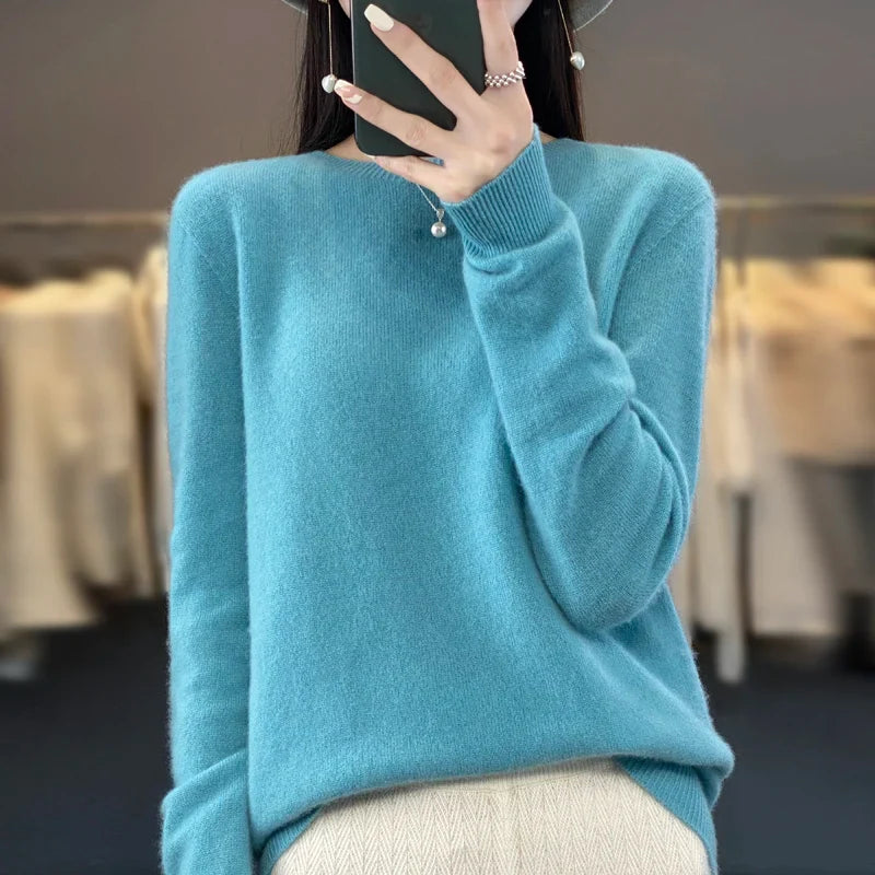 Selena: 100% Australische merino wol sweater/pullover