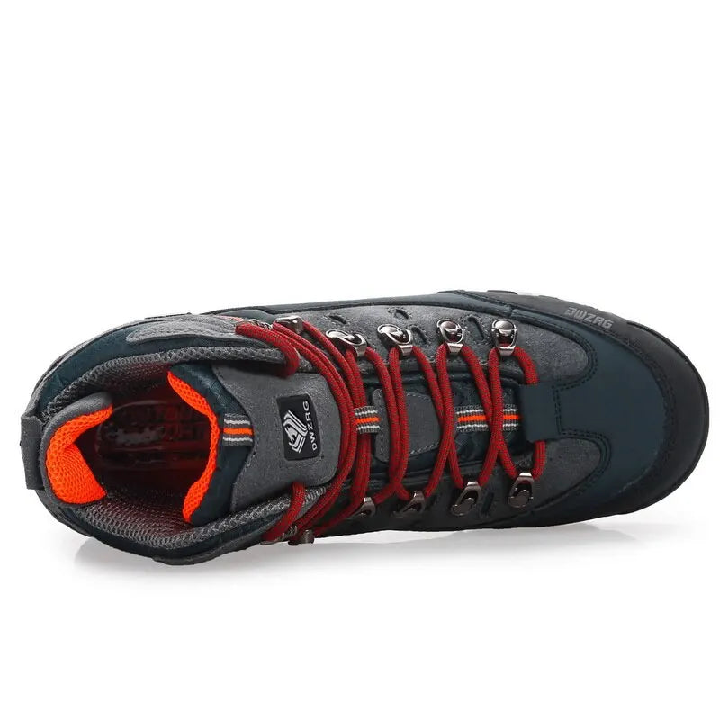 Heren Wandelschoenen Leer met Hoogte Toenemende Functie voor Outdoor Activiteiten 3
