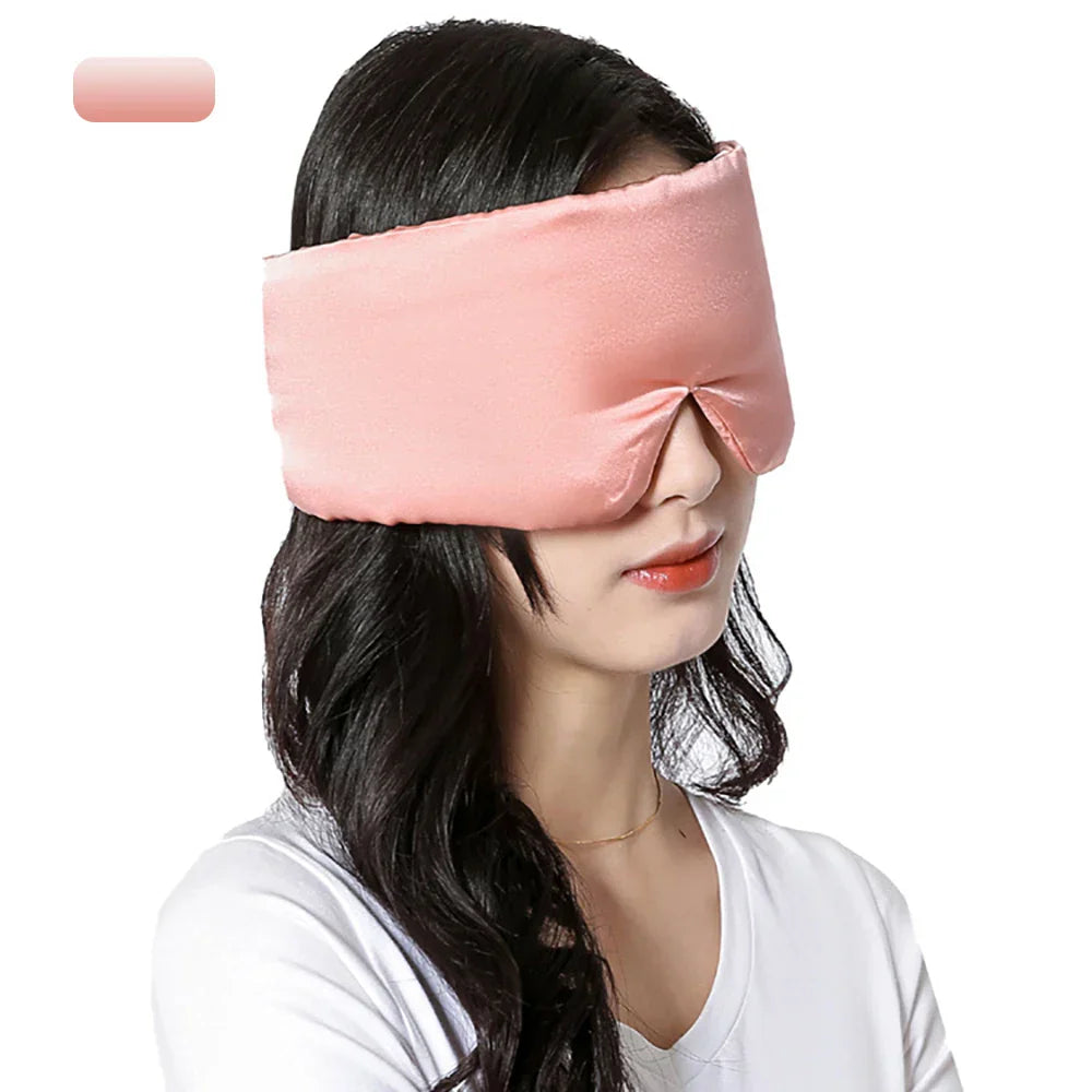 Diepe Slaap Dubbele Laag Zijde Slaapmasker