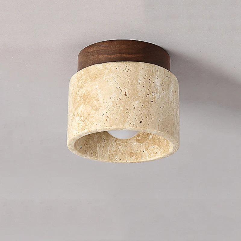 Freja - Marmer & Hout Plafondlamp