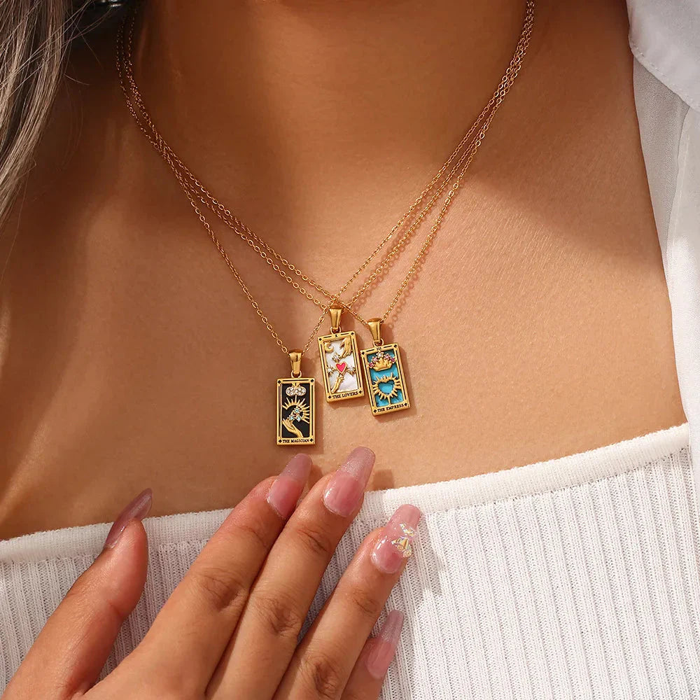 Tarotkaart ketting