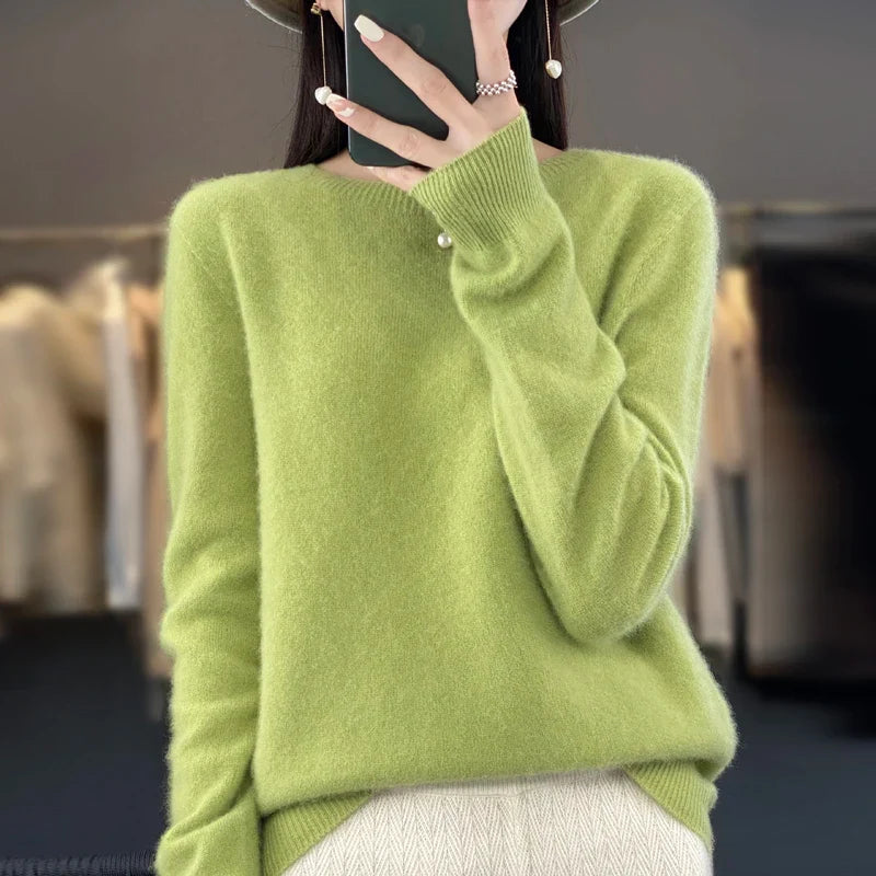Selena: 100% Australische merino wol sweater/pullover