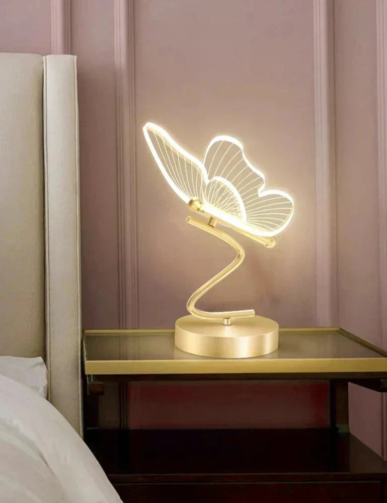 VlinderLicht - Luxe Moderne Tafellamp met LED