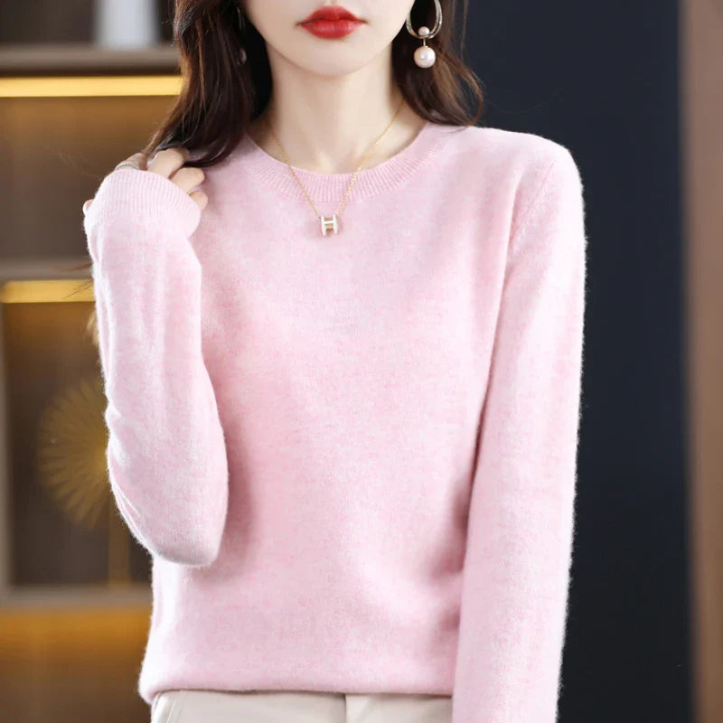 Maren: 100% pure wollen cashmere trui voor de winter en herfst