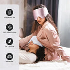 Diepe Slaap Dubbele Laag Zijde Slaapmasker