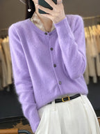 Celine: Trui/Cardigan Super Warm | Pure 100% Kasjmier Trui