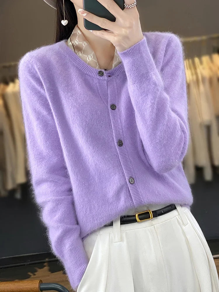 Celine: Trui/Cardigan Super Warm | Pure 100% Kasjmier Trui