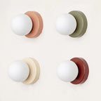 Creatieve LED wandlamp Macaron 10/12cm