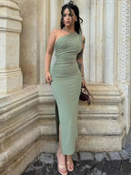 Winnie Zomer Maxi Jurk – Sexy Rugloos Slank Fit voor Elegante Feesten & Streetwear