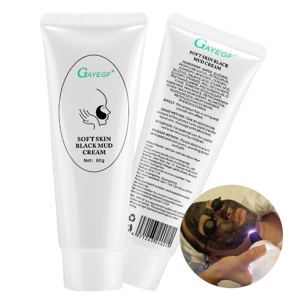 Zwart Gezichtsmasker voor Onzuivere Huid – Diep Reinigende Nano Koolstofgel 80g voor Huidregeneratie-2