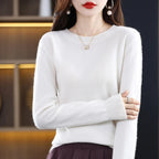 Claire: Dames 100% Pure Wol Cashmere Trui