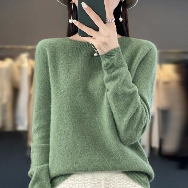 Selena: 100% Australische merino wol sweater/pullover