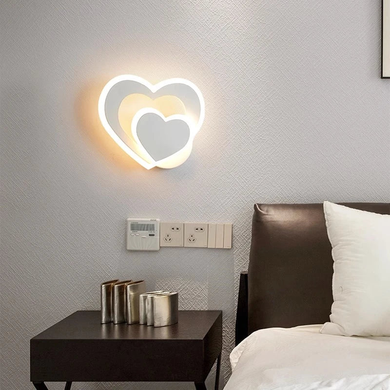 HeartBliss Lamp - Romantisch Hartontwerp voor Slaapkamer en Woonkamer