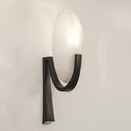 LuxeNord - Moderne Postmoderne Wandlamp van Koper en Marmer met LED Verlichting