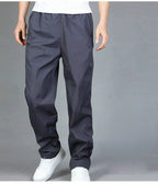 Theo Sneldrogende Ademende Joggingbroeken voor Mannen | Lichtgewicht Sportbroeken met Elastische Taille en Zijzakken