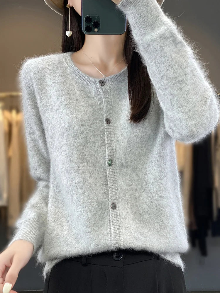 Celine: Trui/Cardigan Super Warm | Pure 100% Kasjmier Trui
