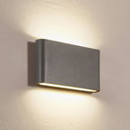 Moderne Zwarte Wandlamp IP65 Waterdicht voor Binnengebruik – LED Muurlamp met Aluminium Constructie-1