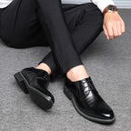 Heren Leren Oxford Schoenen Met Formele Brogue Details