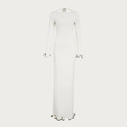 TARUXY "Sara" Gebreide Mini-jurk voor Dames - Elegante Contrastkleur Trui-jurk
