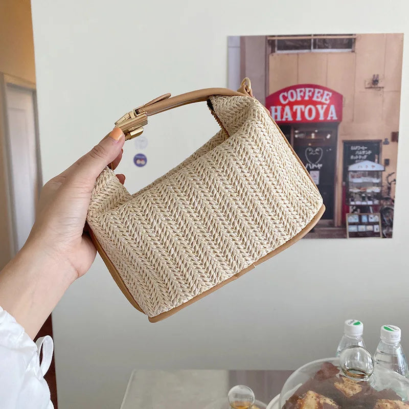Trendy geweven emmertas - Summer Seaside Essential