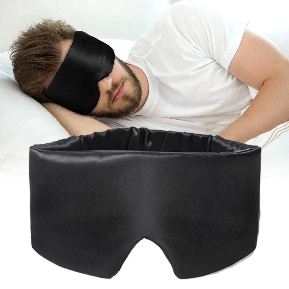 Diepe Slaap Dubbele Laag Zijde Slaapmasker