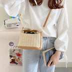 Trendy geweven emmertas - Summer Seaside Essential