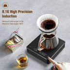 Hoge Precisie USB Digitale Koffieschaal met Timer en LED Display – Ultra-Nauwkeurige 0,1g Meting voor Espresso en Keuken Gebruik