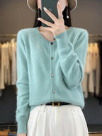 Celine: Trui/Cardigan Super Warm | Pure 100% Kasjmier Trui