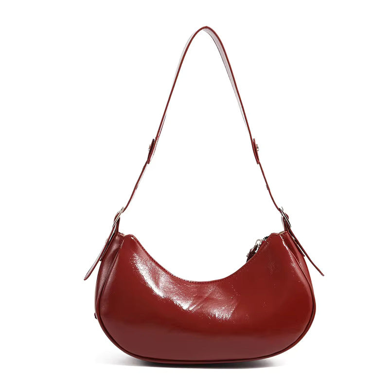 Kaida Buckle Hobo Halve Maan Tas