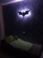 Batman LED Wandlamp met Draadloze Afstandsbediening en Kleurverandering