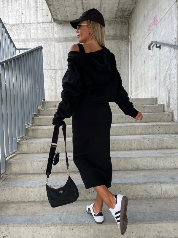 Sharon Set: Mouwloze jurk en hoodie 4