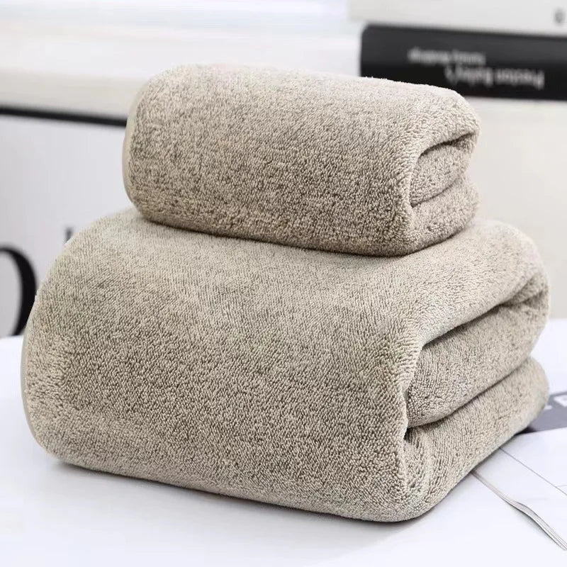 Sneldrogende Bamboe Handdoekset – Zacht en Absorberend, 2-delig 6