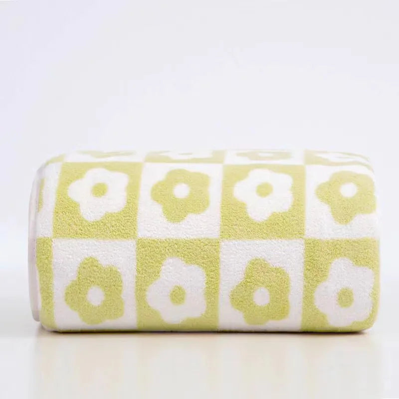 Sneldrogende Microfiber Gezichtsdoek 35x75 cm met Bloemenpatroon 5