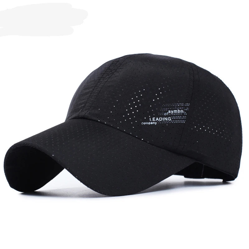 Sneldrogende Multicolored Baseball Cap Voor Outdoor Activiteiten
