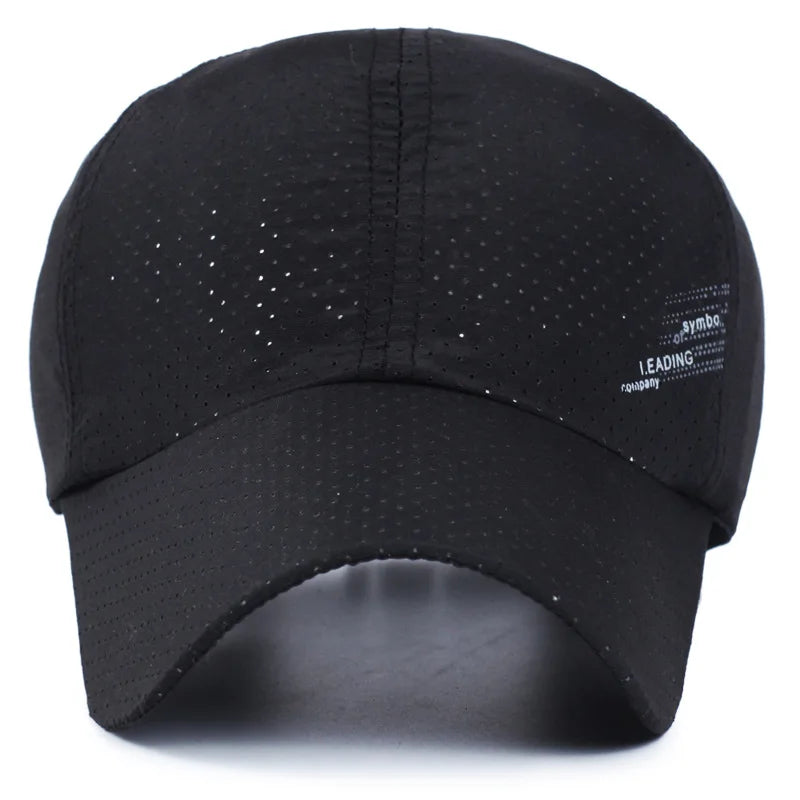Sneldrogende Multicolored Baseball Cap Voor Outdoor Activiteiten