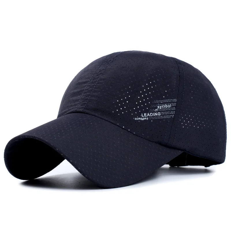 Sneldrogende Multicolored Baseball Cap Voor Outdoor Activiteiten