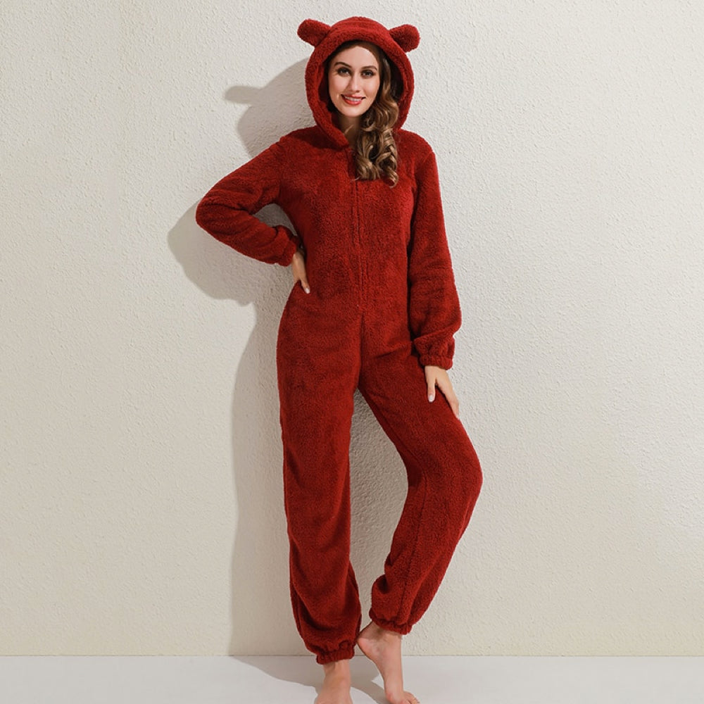 SnugglePaws - Superzachte Fleece Onesie met Berenoortjes 5