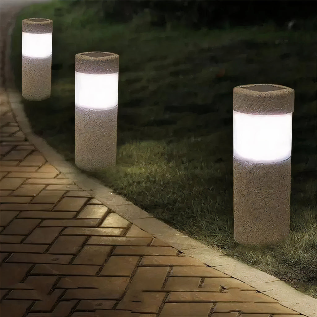 SolarStone - LED Stijlvolle Zonne Tuin Zuil